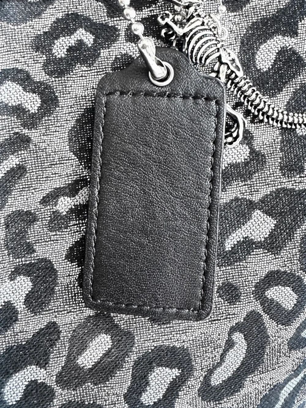 Coach Ocelot Metallic Leopard Tote Bag Y2K